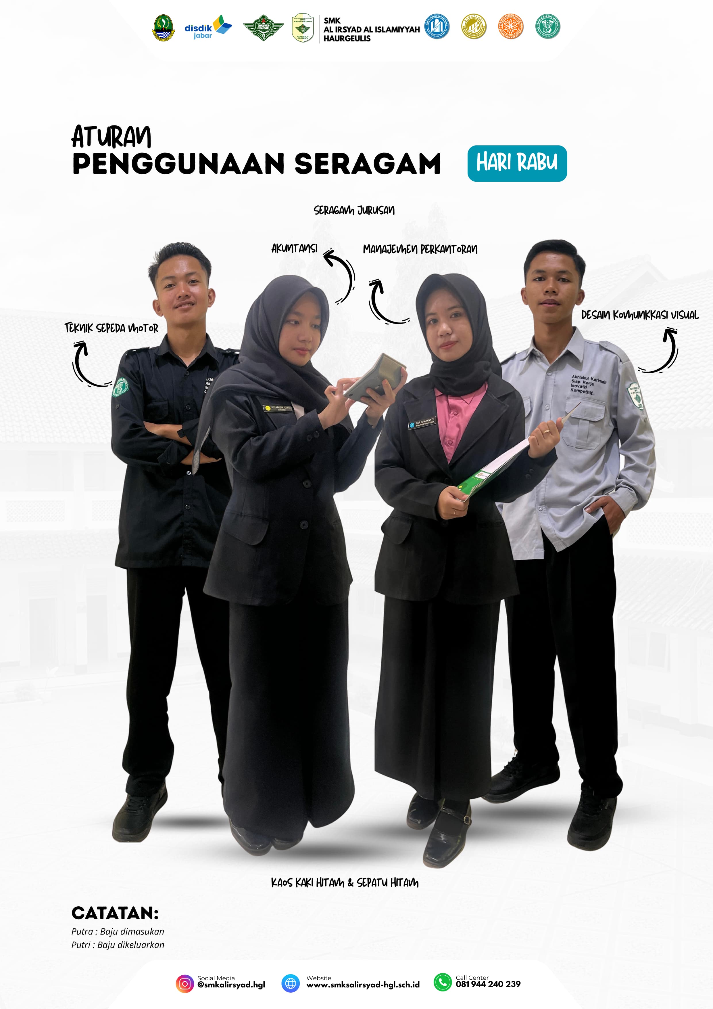 Penggunaan seragam hari rabu